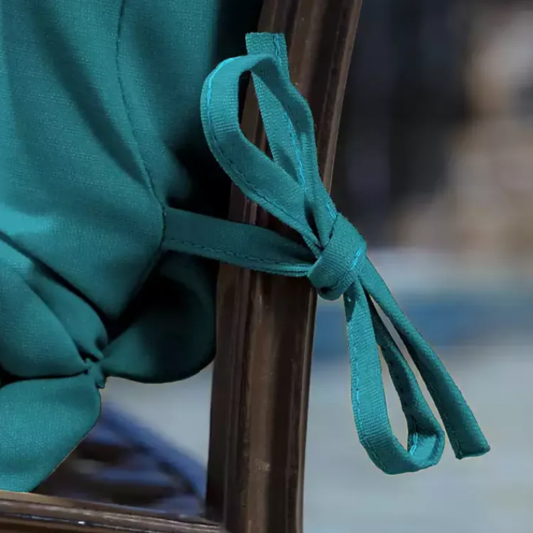 Kirklands Home Outdoor Cushions & Pillows|Lake Leala Luxe Outdoor Dining Chair Cushion Blue