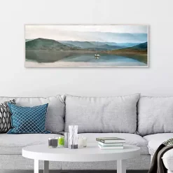 Kirklands Home Canvas Art|Lake Harmony Framed Canvas Art Print Multi