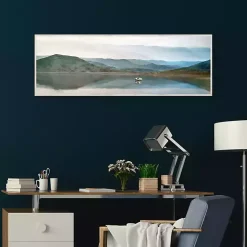 Kirklands Home Canvas Art|Lake Harmony Framed Canvas Art Print Multi