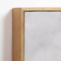 Kirklands Home Canvas Art|Lakeside Trees Framed Canvas Art Print Gray