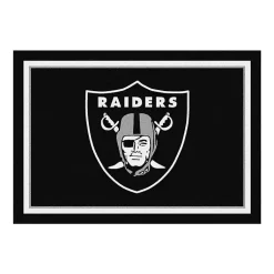 Kirklands Home Area Rugs|Las Vegas Raiders Area Rug, 4x6 Blue