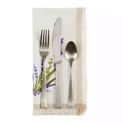 Kirklands Home Table Linens|Lavender Sprigs Cotton Napkins, Set of 4