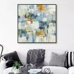 Kirklands Home Canvas Art|Layers of Life II Framed Canvas Art Print