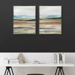 Kirklands Home Canvas Art|Layers of Nature Framed Canvas Art Prints Multi