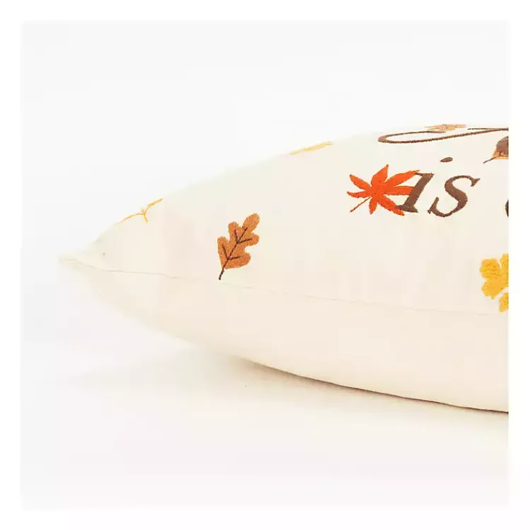 Sale Leaves are Falling Autumn is Calling Lumbar Pillow Fall