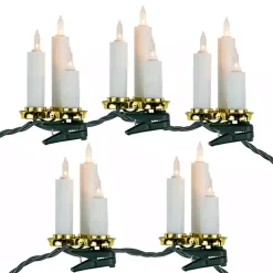 Clearance LED Clip on Candle Cluster Christmas Lights Christmas Tree Decorations