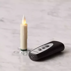 LED Clip-On Taper Candles, Set of 10 Christmas Tree Decorations