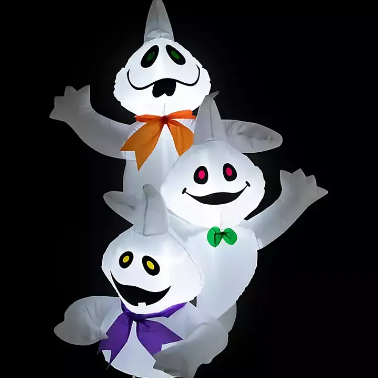 New LED Ghost Trio Outdoor Inflatable Halloween