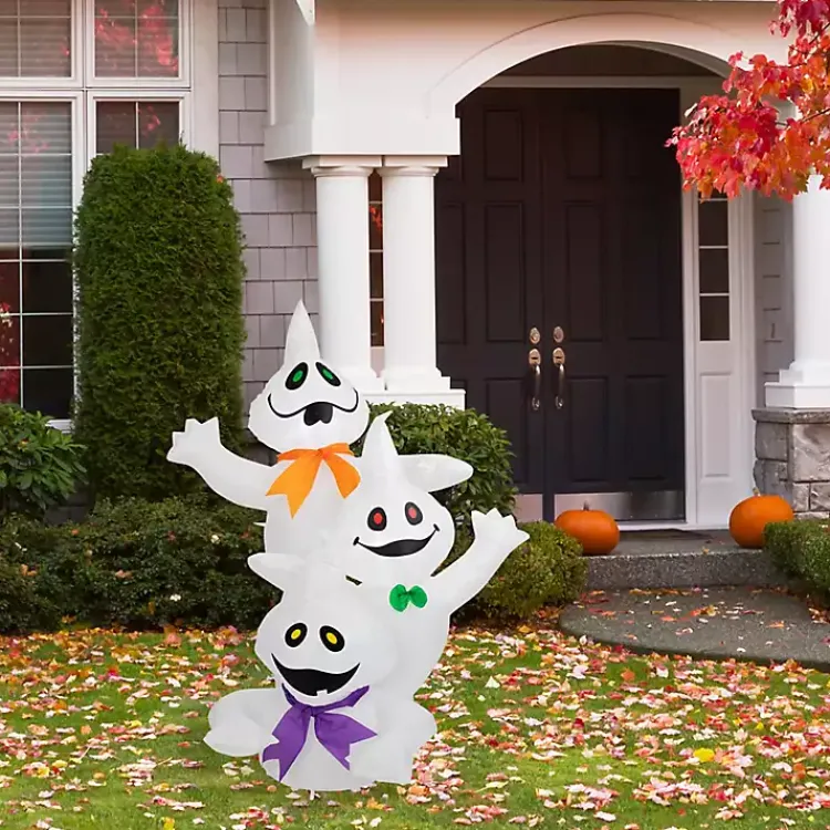 New LED Ghost Trio Outdoor Inflatable Halloween