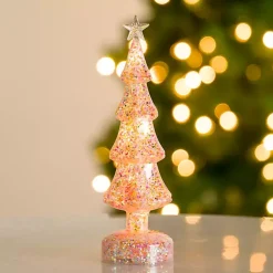 Best LED Glitter Confetti Christmas Tree, 12 in. Christmas Decorations
