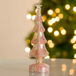 Best LED Glitter Confetti Christmas Tree, 12 in. Christmas Decorations