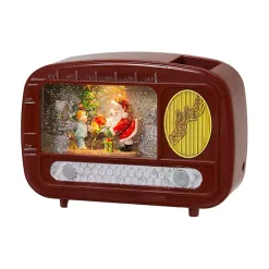 LED Holiday Radio Water Globe Christmas Decorations
