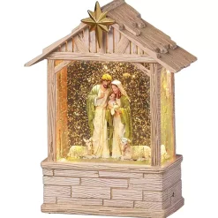 Clearance LED Holy Family Stable Decoration Christmas Decorations