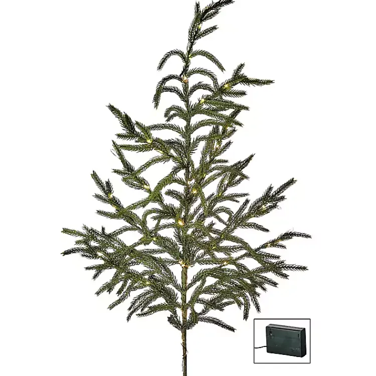 Clearance LED Natural Touch Norfolk Pine Spray Christmas Arrangements & Garland