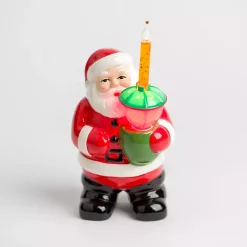 LED Santa with Bubble Light Figurine Christmas Decorations