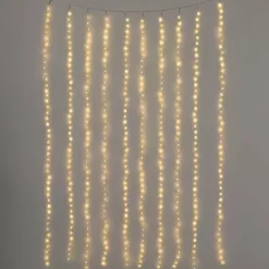 Discount LED Warm White Christmas Curtain String Lights Christmas Decorations