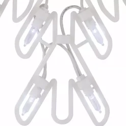 Hot LED and Blue Snowflake Decoration, 16 in. Christmas Art & Wall Decor