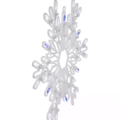 Hot LED and Blue Snowflake Decoration, 16 in. Christmas Art & Wall Decor