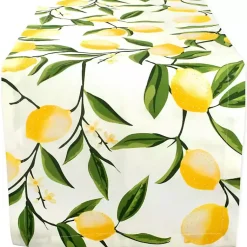 Kirklands Home Table Linens|Lemon Bliss Table Runner, 108 in. Multi
