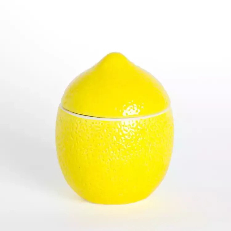 Lemon Squeeze Shaped Jar Candle Candles