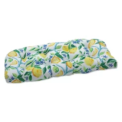 Kirklands Home Outdoor Cushions & Pillows|Lemon Vine Settee Cushion