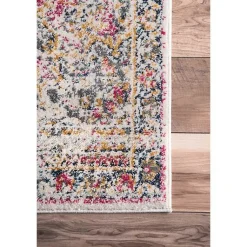Kirklands Home Area Rugs|Leola Vintage Medallion Area Rug, 5x8 Multi