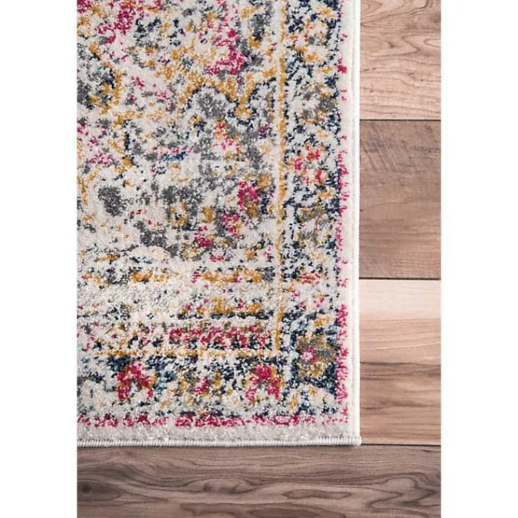Kirklands Home Area Rugs|Leola Vintage Medallion Area Rug, 5x8 Multi