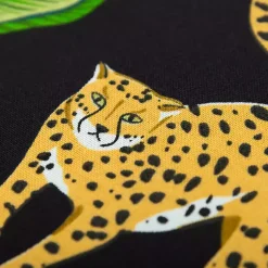 Kirklands Home Outdoor Cushions & Pillows|Leopard & Palm Tree Outdoor Pillow, 22 in.