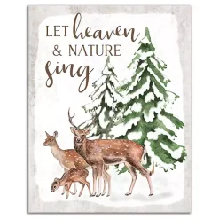 Online Let Heaven & Nature Sing Canvas Art Print Christmas Art & Wall Decor