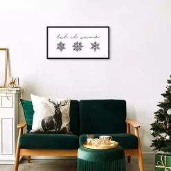 Online Let It Snow Christmas Wall Plaque Christmas Art & Wall Decor