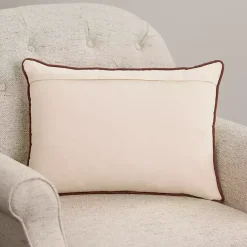 Outlet Let it Snow Diamond Woven Pillow Pillows