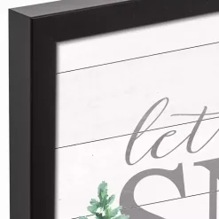 Let it Snow Framed Art Print Christmas Art & Wall Decor