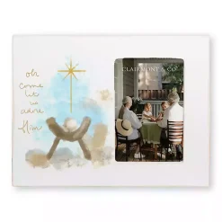 Outlet Let Us Adore Him Christmas Picture Frame, 4x6 Christmas Decorations