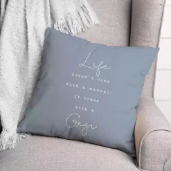 Hot Life Comes with a Gigi Blue Pillow Pillows
