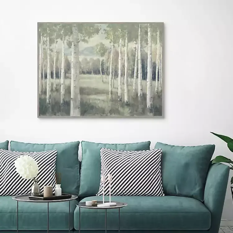 Kirklands Home Framed Art|Light Aspens Forest Framed Wall Art