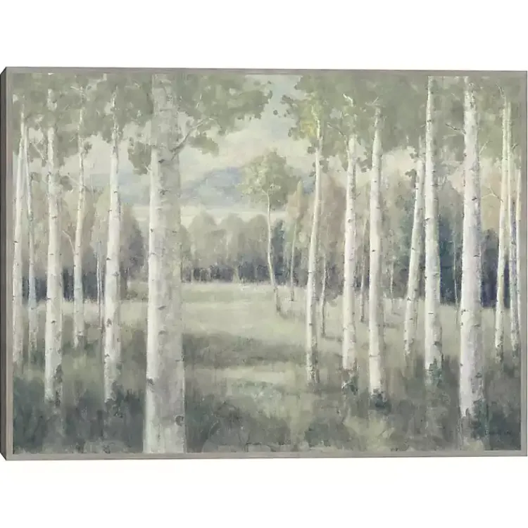 Kirklands Home Framed Art|Light Aspens Forest Framed Wall Art