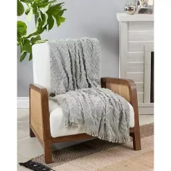 Best Light Diamond Pattern Throw Blanket Blankets & Throws