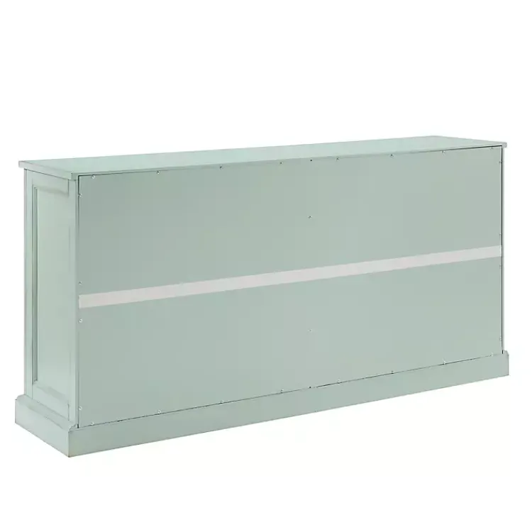 Kirklands Home Cabinets & Sideboards|Light Paneled 4-Door Sideboard Blue