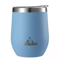 Kirklands Home Glassware & Drinkware|Light Stainless Steel Wine Tumbler Blue