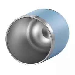 Kirklands Home Glassware & Drinkware|Light Stainless Steel Wine Tumbler Blue