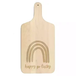 Kirklands Home Serving & Entertaining|Light Brown Happy Go Lucky Cutting Board