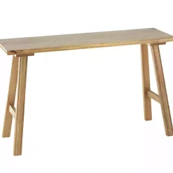 Kirklands Home Benches & Ottomans|Light Mango Wood Rustic Tall Bench Brown