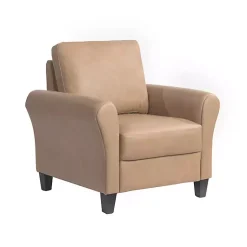 Kirklands Home Accent Chairs|Light Walter Accent Chair Brown