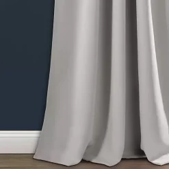 Kirklands Home Curtains & Drapes|Light Blackout Curtain Panel Set, 84 in. Gray