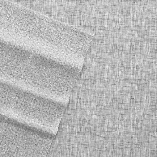 Kirklands Home Bed Sheets|Light Chambray 4-Pc. Queen Bed Sheet Set Gray