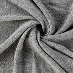 Light Checkered Weave Fringe Throw Blankets & Throws