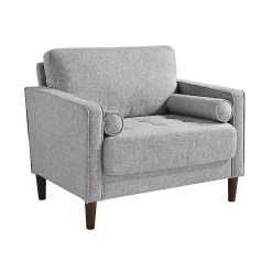 Kirklands Home Accent Chairs|Light Chelsea Accent Chair Gray