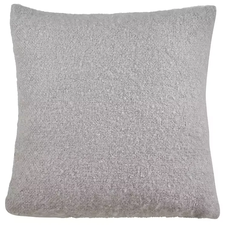 Hot Light Faux Mohair Pillow, 22x22 in. Pillows