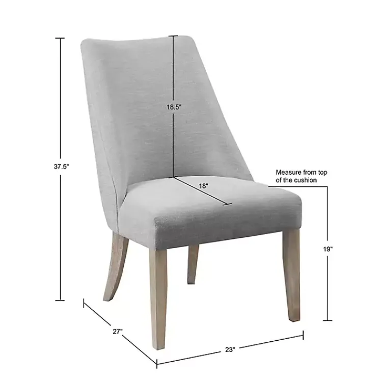 Kirklands Home Dining Chairs|Light Martha Stewart Dining Chairs, Set of 2 Gray