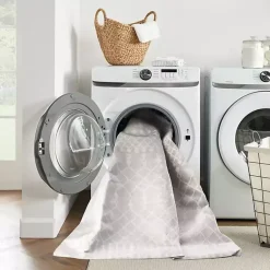 Kirklands Home Area Rugs|Light Moroccan Washable Area Rug, 5x7 Gray